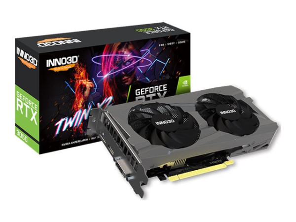 Inno3D GeForce RTX 3050 TWIN X2 6GB (Lite Hash Rate, 1x