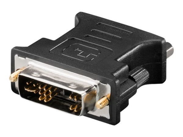 goobay Monitoradapter, Adapter schwarz, DVI-I Stecker - VGA