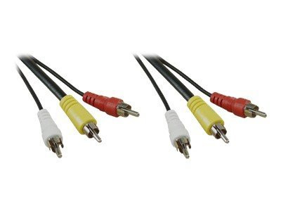 InLine« Cinch Kabel, Audio/Video 3x Cinch, Stecker /