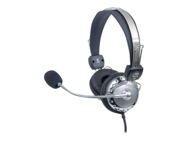 Headset Manhattan Stereo silber