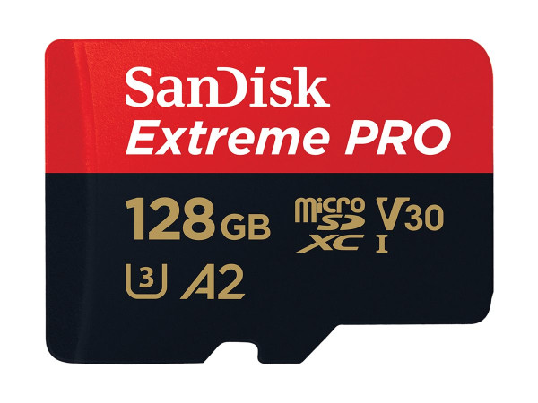 Sandisk microSD 128GB Extreme PRO R200/W90 +Ada UHS-1 U3 V30