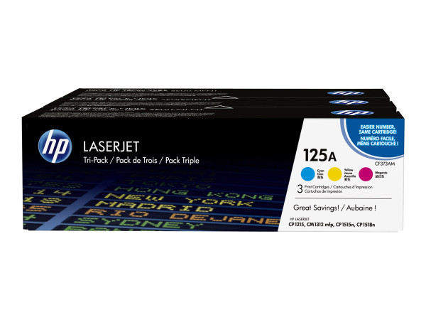 Toner HP CM1312 TriPack CF373AM 1400 Seiten