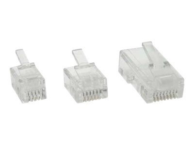 InLineÂ® Modularstecker, 8P8C RJ45 zum Crimpen auf