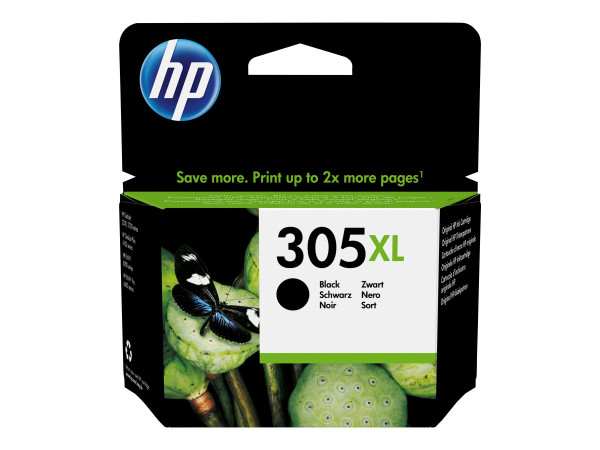 HP Nr.305XL Tinte BK 3YM62AE Tinte Schwarz