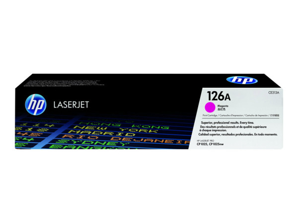 HP CE313A|126 A Toner magenta, 1.000 Seiten ISO/IEC 19798
