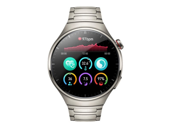 Huawei Watch 4 Pro (Medes-L19M) (titan, Armband: Titanium,