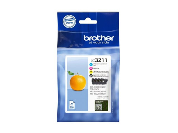 Brother Blister LC3211VALDR Tinte