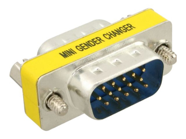 InLine« Mini-Gender-Changer, 15pol HD (VGA), St./St.