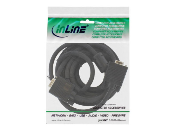 InLine® S-VGA Verlängerung, 15pol HD Stecker / Buchse,