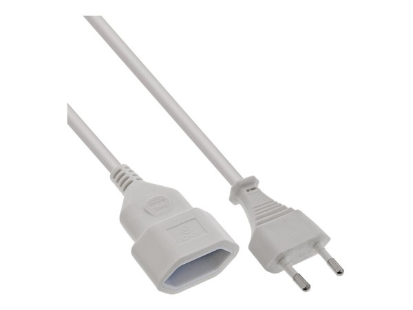 InLine® Euro-Verlängerung, Eurostecker an Eurokupplung,