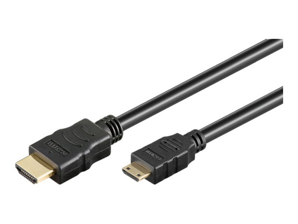 Kabel Monitor miniHDMI St => HDMI St 1,0m