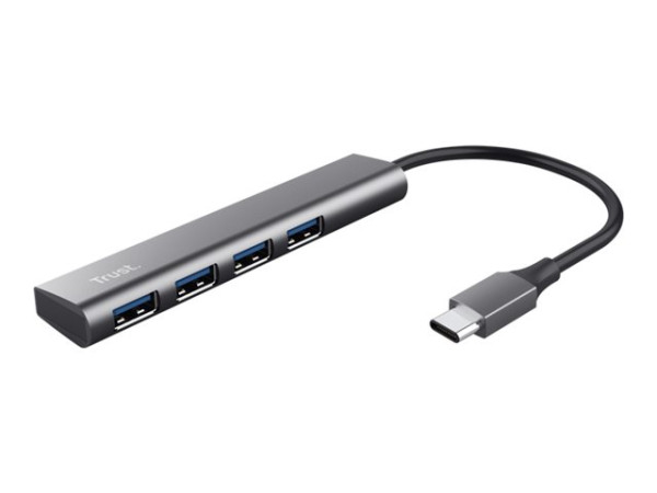 Trust Halyx - Hub - USB-C - 4 x USB 3.2 Gen 1 - Desktop