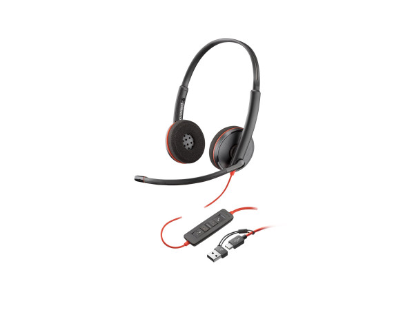 HP Poly Blackwire 3215 Monaural USB-C-Headset + 3,5