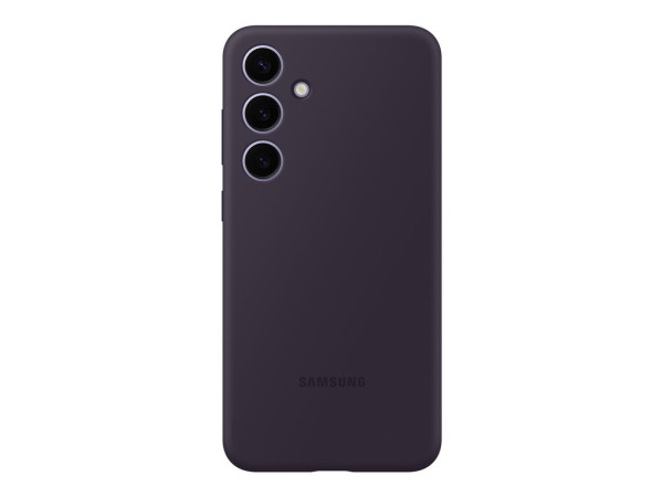 Samsung Silicone Case (dunkelviolett, Samsung Galaxy S24+)