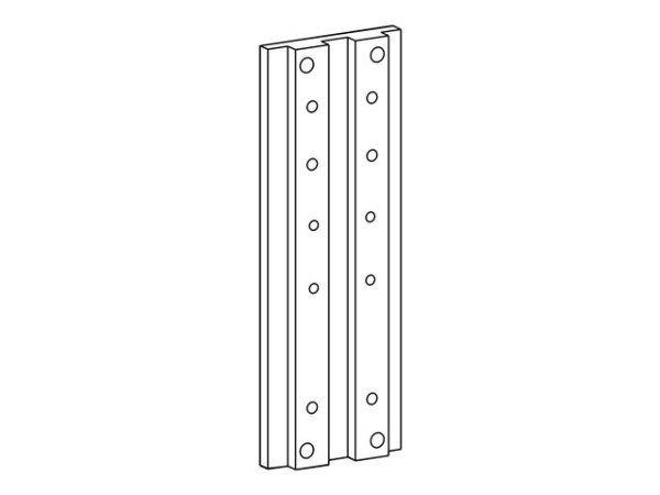 Monitore - Halterungen für Ergotron-Wandschiene Aluminium,