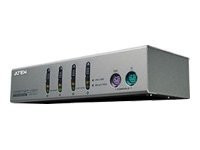 Umschalter ATEN KVM-Switch für 4PC PS/2/Line/VGA Man.Umsch.