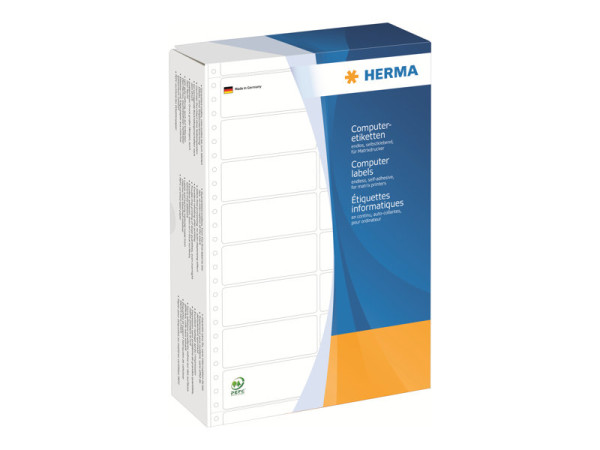 HERMA Computeretiketten wei? 88,9x23 mm Papier 12000 St.