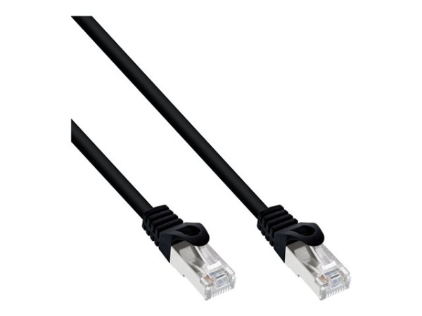 InLine® Patchkabel, F/UTP, Cat.5e, schwarz, 5m