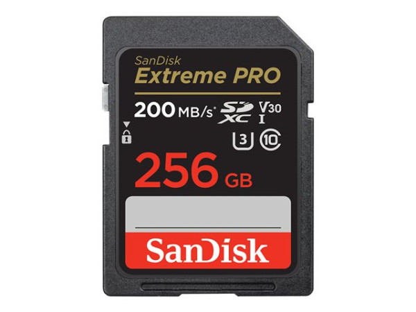 Sandisk SD 256GB 140/200 SDXC EXTREME PRO SDK schwarz,