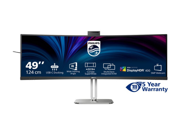 Philips 49B2U5900CH 124cm (48,8") DQHD Curved Monitor 32:9 H