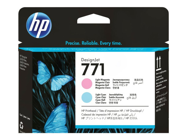 HP CE019A|771 Druckkopf magenta hell /cyan hell für