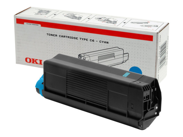 OKI 42127407 Toner cyan, 5.000 Seiten/5% für OKI C 5100/5200