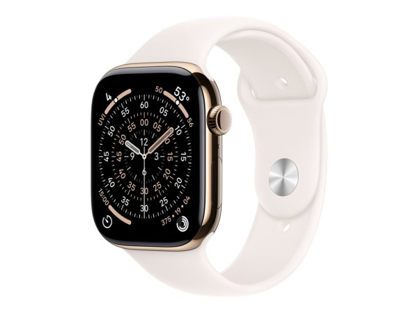 Apple Watch Series 11 (Titan Gold, Titangehäuse, 46 mm,