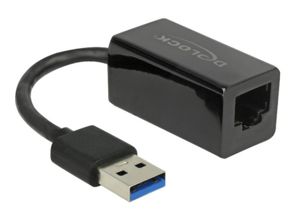 DeLOCK USB 3.1 mit USB A St> RJ45 Bu bk |