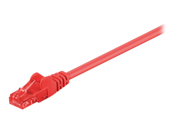 Patchkabel RJ45 U/UTP Cat6 1,00m rot