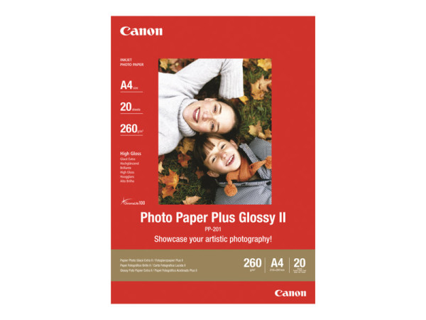 Canon PP-201 13x18 (20 Blatt), 260 g/qm für Canon