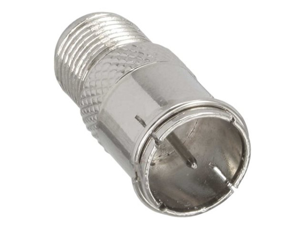 InLineÂ® Adapter F-Quick-Stecker (SAT) auf F-Buchse (SAT)