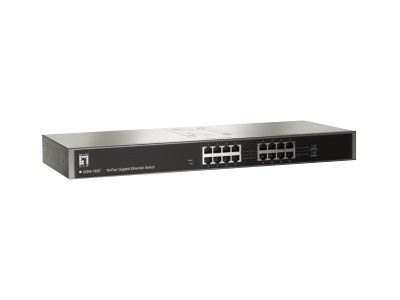 Netzwerkkomponenten LevelOne 16 Port Gigabit Switch GSW-1657