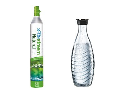 Sodastream Reservezylinder 60 l + 1 Glaskaraff 60