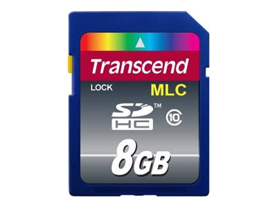 Transcend SD 8GB 16/20 Cl.10SDHC MLC TRC Class 10