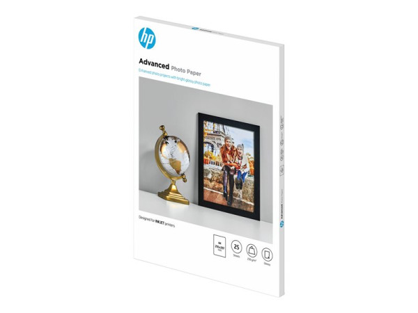 Fotopapier HP Advanced Glossy 250g/m 25 Blatt