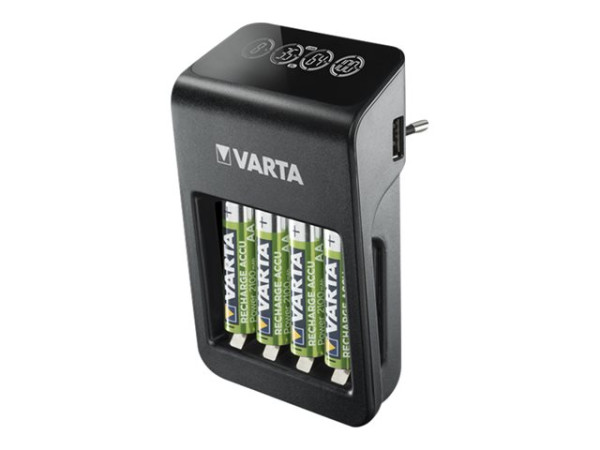 Varta Vart Akku Ladegerät für AA 2100mAh | LCD Plug