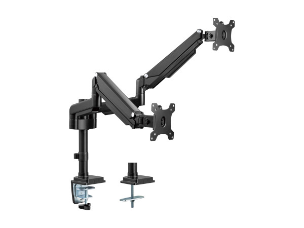 InLine Tischhalterung mit Lifter, für zwei Monitore bis 82c