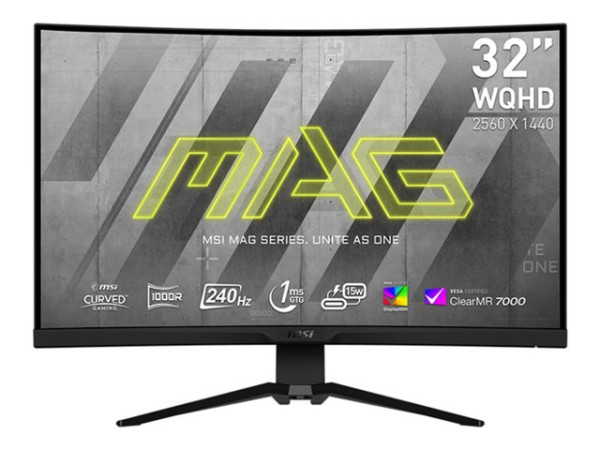 MSI MAG 325CQRXFDE (80 cm (32 Zoll), schwarz, WQHD, VA,