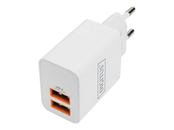 Digitus Digitus USB Ladegerät 2x USB-A, 15,5W