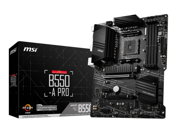MSI B550-A PRO B550 ATX 2x PCIe