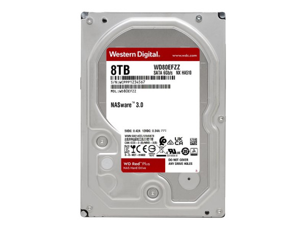 Western Digital WD 8TB WD80EFZZ Red Plus 5640 SA3