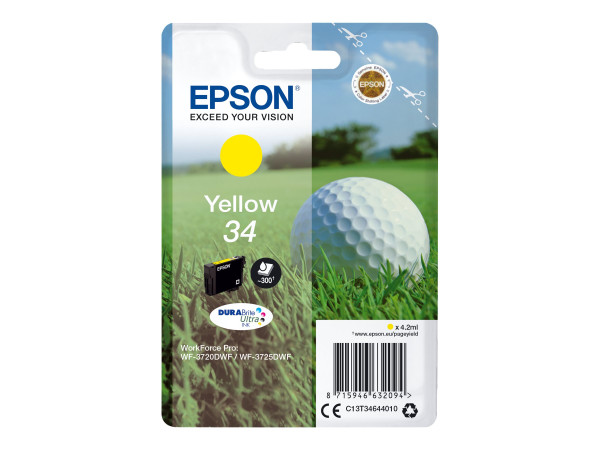 Epson Tinte YE C13T34644010 DURABrite