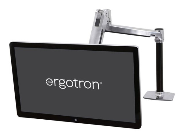 Ergotron LX Monitor Arm Steh-Sitz (aluminium)
