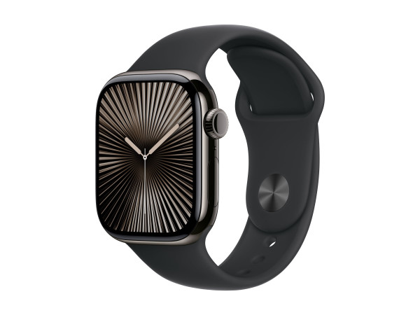 Apple Watch Series 10 (schiefer, Titangehäuse, 42 mm,