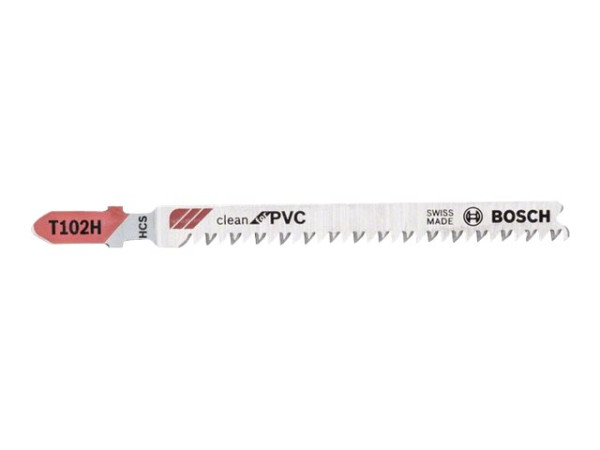 Bosch Stichsägeblatt T 102 H 3 Stück Stichsäge T-Schaft PVC