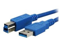 USB Kabel MediaRange A -> B St/St 1.80m blau USB3.0