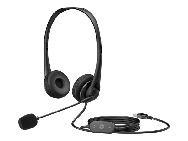 HP Wired USB-A Stereo Headset 3,5mm | 428H5AA#ABB