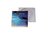 CD Hüllen MediaRange 50pcs Papier Flagwindow retail