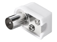 Goobay (ohne Kennzeichnung) CS 1002 Koaxial Winkel Rundsteck Goobay (ohne Kennzeichnung) CS 1002 Koaxial Winkel Rundsteck