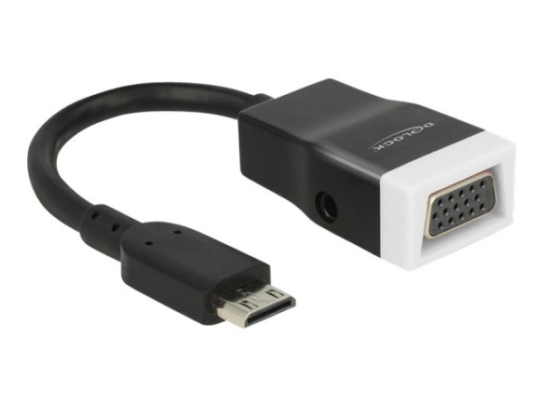 DeLOCK Adap HDMI mini C St. -> VGA Bu, Kabel Adapter